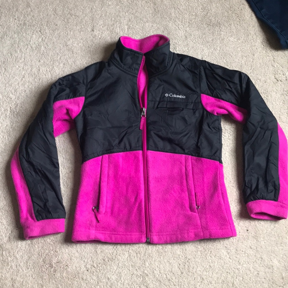 Girls Columbia fleece. Size 7-8